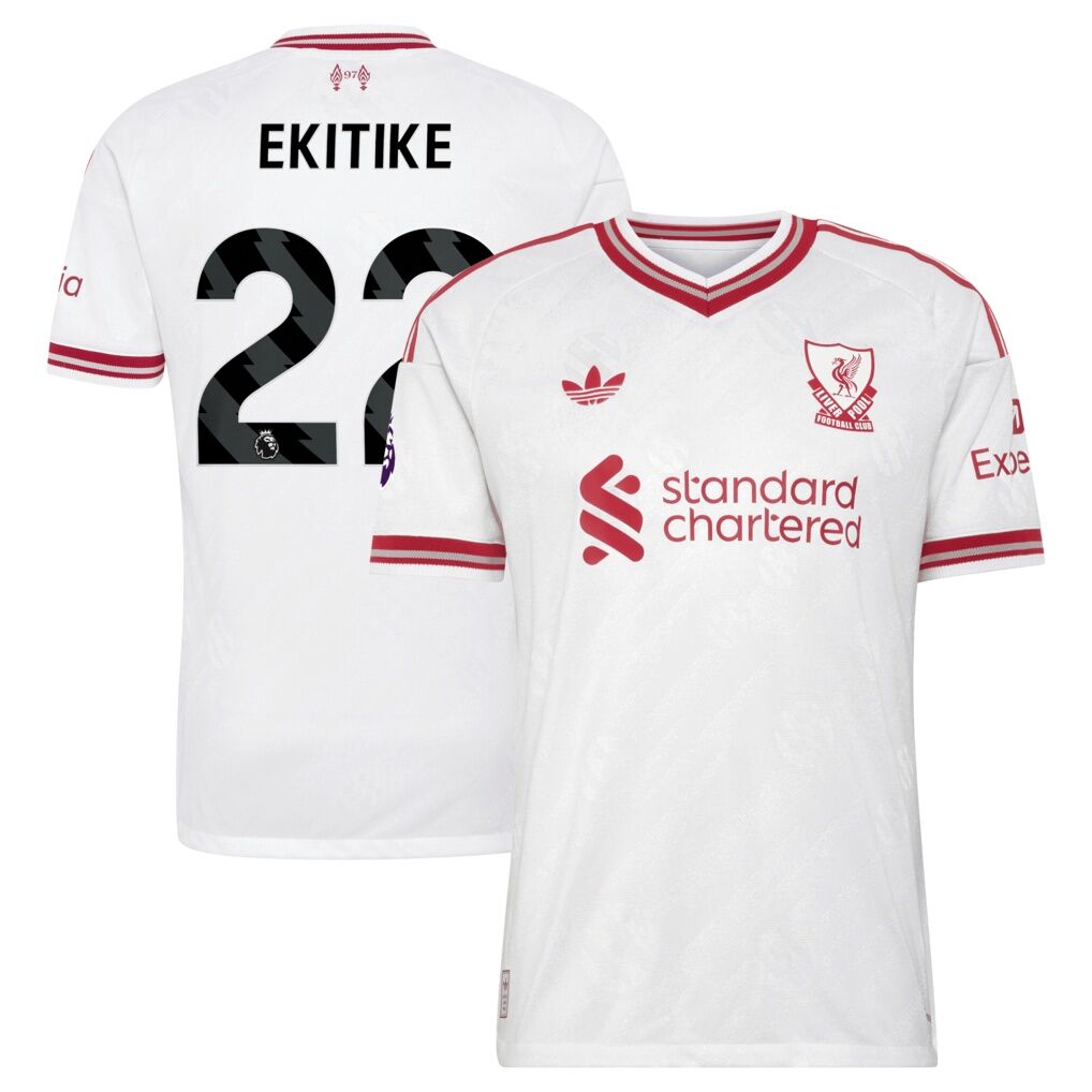 Hugo Ekitike Liverpool adidas 2026/27 Away On-Field Authentic Jersey
