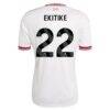 Hugo Ekitike Liverpool adidas 2026/27 Away Replica Jersey - White - Detail View