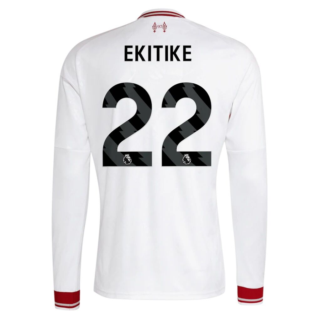 Hugo Ekitike Liverpool adidas 2026/27 Away Replica Long Sleeve Jersey