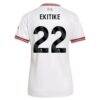 Hugo Ekitike Liverpool adidas Women's 2026/27 Away Replica Jersey - White - Detail View