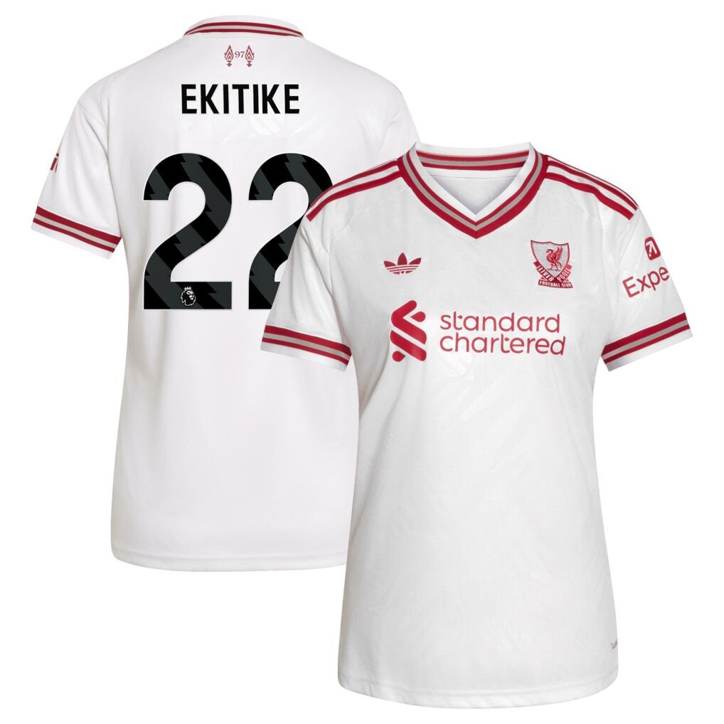 Hugo Ekitike Liverpool adidas Women's 2026/27 Away Replica Jersey