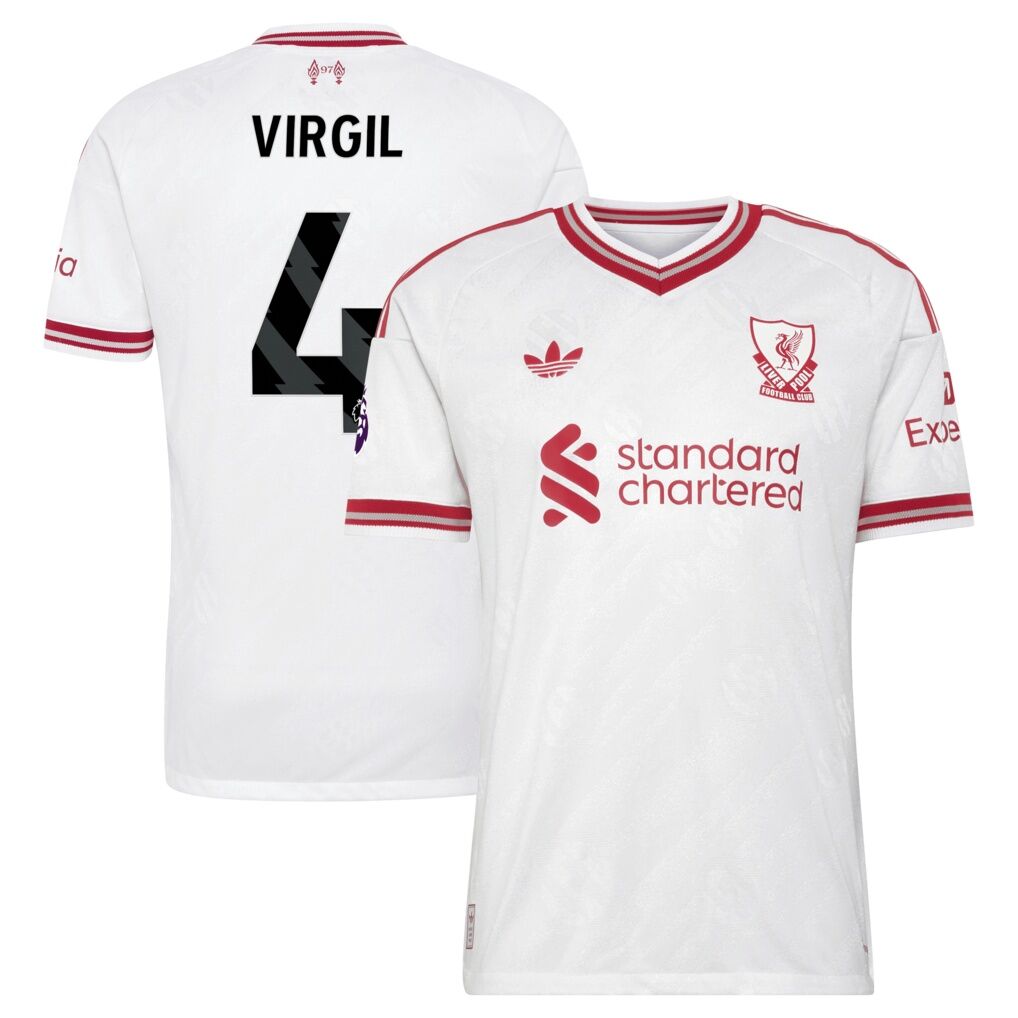 Virgil van Dijk Liverpool adidas 2026/27 Away On-Field Authentic Jersey