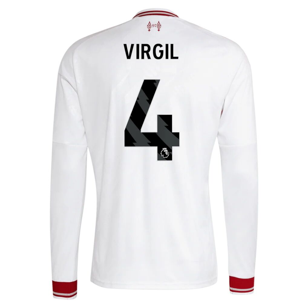Virgil van Dijk Liverpool adidas 2026/27 Away Replica Long Sleeve Jersey