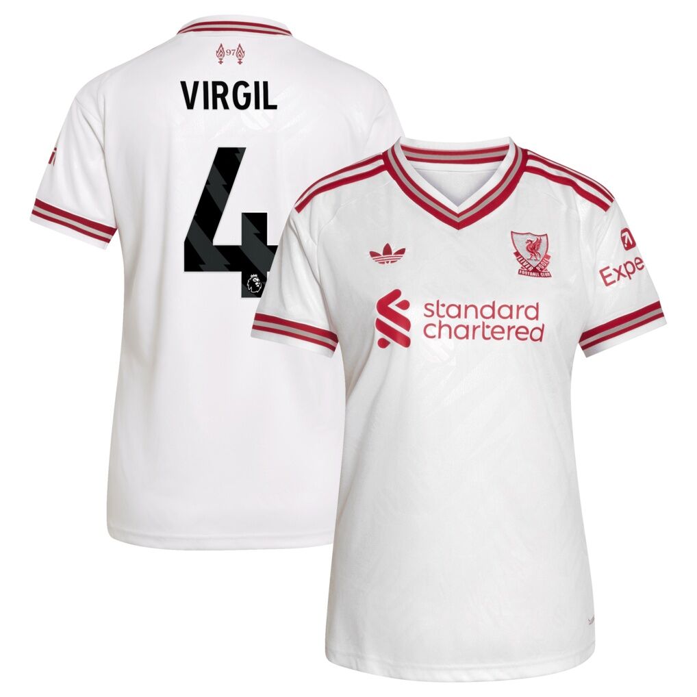 Virgil van Dijk Liverpool adidas Women's 2026/27 Away Replica Jersey