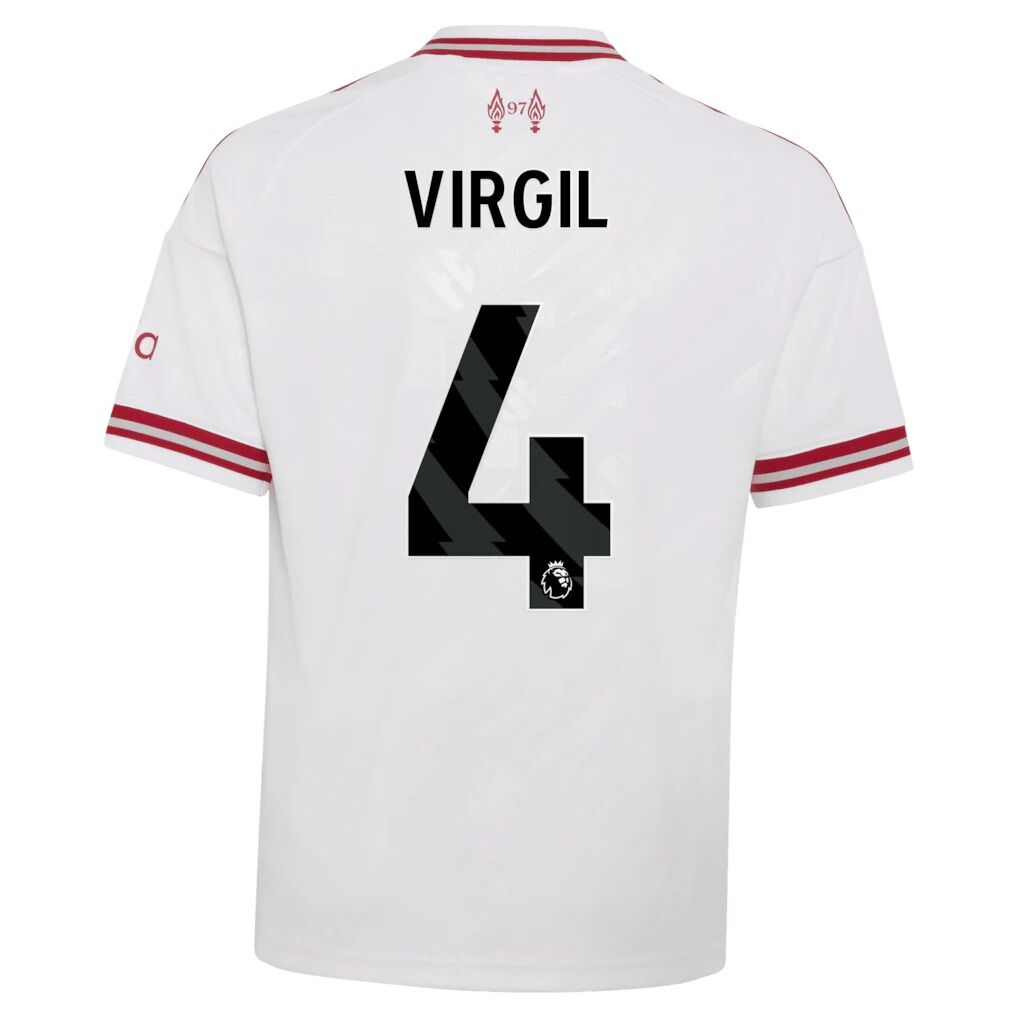 Virgil van Dijk Liverpool adidas Youth 2026/27 Away Replica Jersey