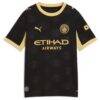 Manchester City Puma Youth 2026/27 Away Replica Jersey - Black - Side View