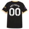 Manchester City Puma 2026/27 Away On-Field Authentic Custom Jersey - Black - Detail View