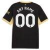 Manchester City Puma 2026/27 Away Replica Custom Jersey - Black - Detail View