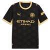 Manchester City Puma 2026/27 Away Replica Custom Jersey - Black - Side View