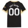 Manchester City Puma Women's 2026/27 Away Replica Custom Jersey - Black - Detail View