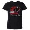 Logan Stankoven Carolina Hurricanes 500 Level Toddler T-Shirt - Black - Front View