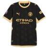 Phil Foden Manchester City Puma 2026/27 Away On-Field Authentic Jersey - Black - Side View