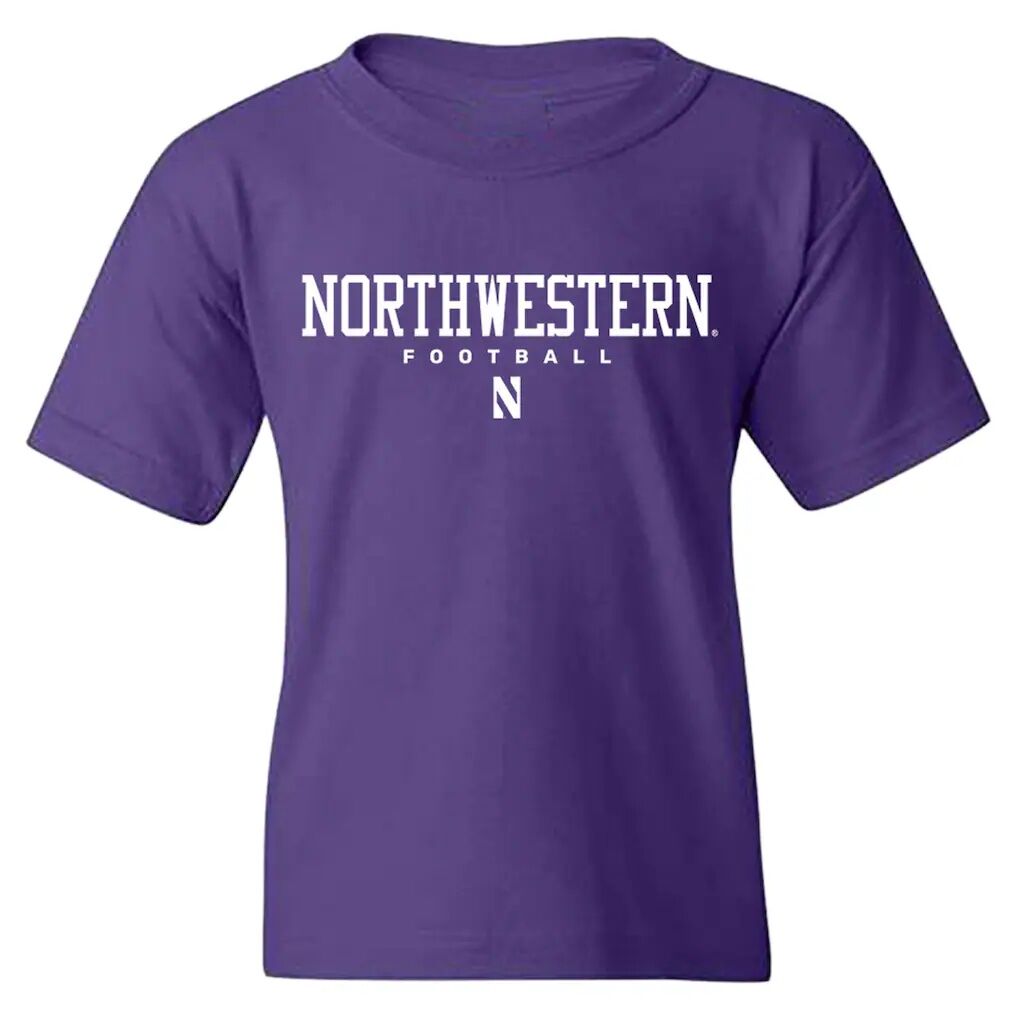 Northwestern Wildcats Youth NIL Pick-A-Player Football Shirsey T-Shirt
