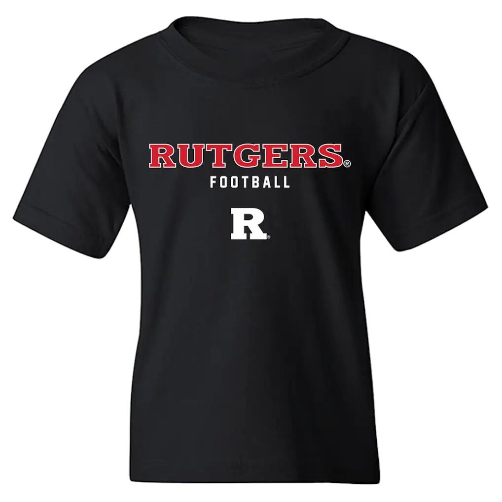Rutgers Scarlet Knights Youth NIL Pick-A-Player Football Shirsey T-Shirt