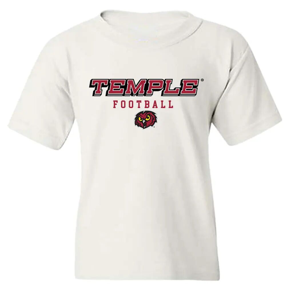 Temple Owls Youth NIL Pick-A-Player Football Shirsey T-Shirt