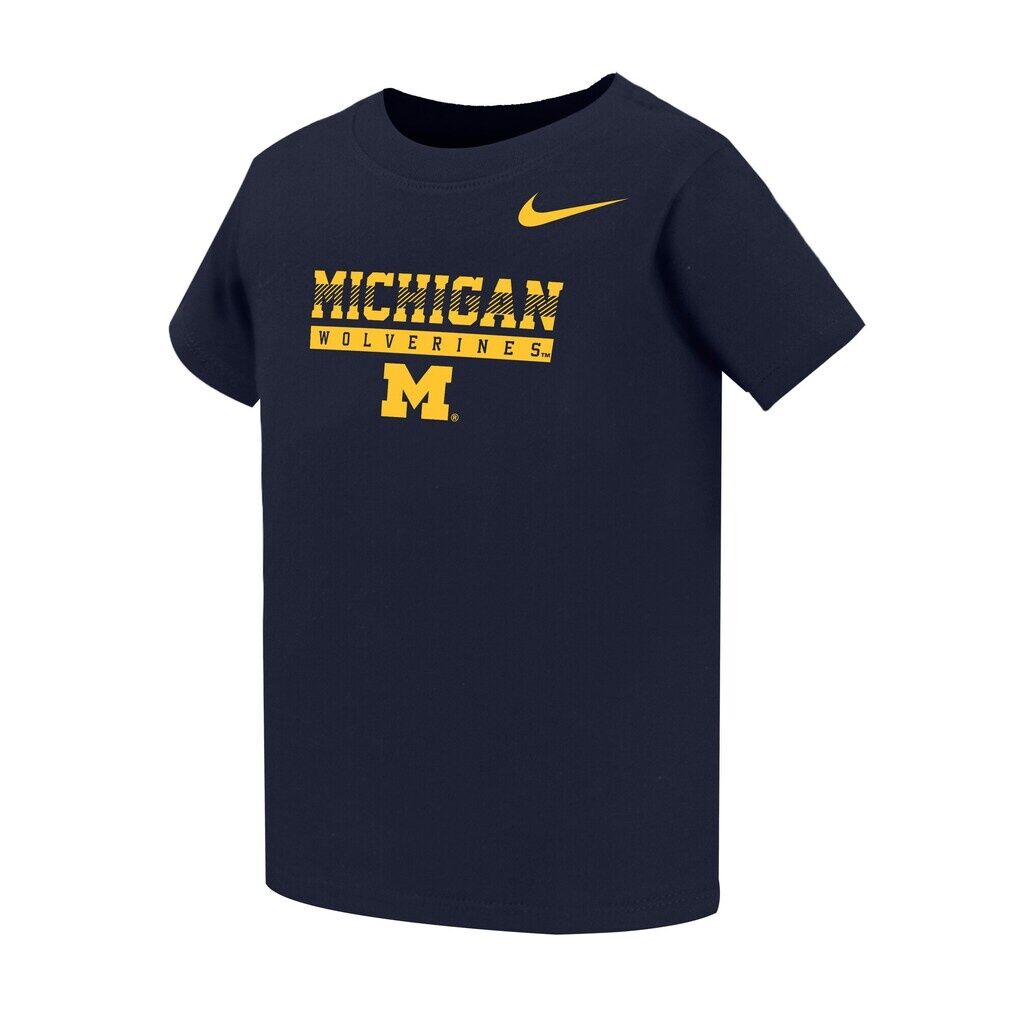 Michigan Wolverines Nike Toddler Name Bar Legend Dri-FIT T-Shirt