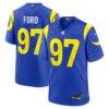 Poona Ford Los Angeles Rams Nike Game Jersey - - Front View