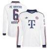 Joshua Kimmich Bayern Munich adidas 2026/27 Away On-Field Authentic Long Sleeve Jersey - White - Front View