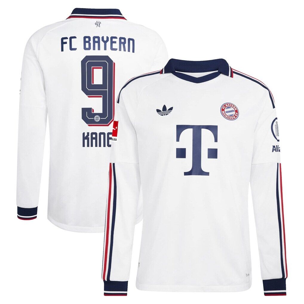 Harry Kane Bayern Munich adidas 2026/27 Away On-Field Authentic Long Sleeve Jersey