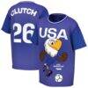 USA Outerstuff Youth FIFA World Cup 2026 Mascot Jersey - Blue - Front View
