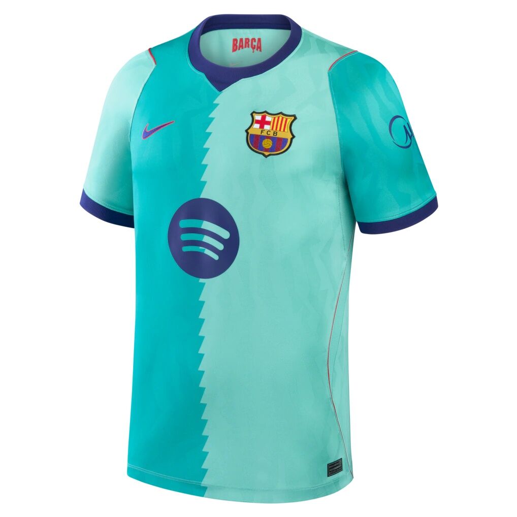 Barcelona Nike 2026/27 Third Stadium Replica Custom Jersey - Turquoise