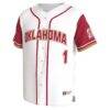 Oklahoma Sooners GameDay Greats Youth 2026 NCAA Baseball Men's College World Series Champions Lightweight Jersey - White - Side View