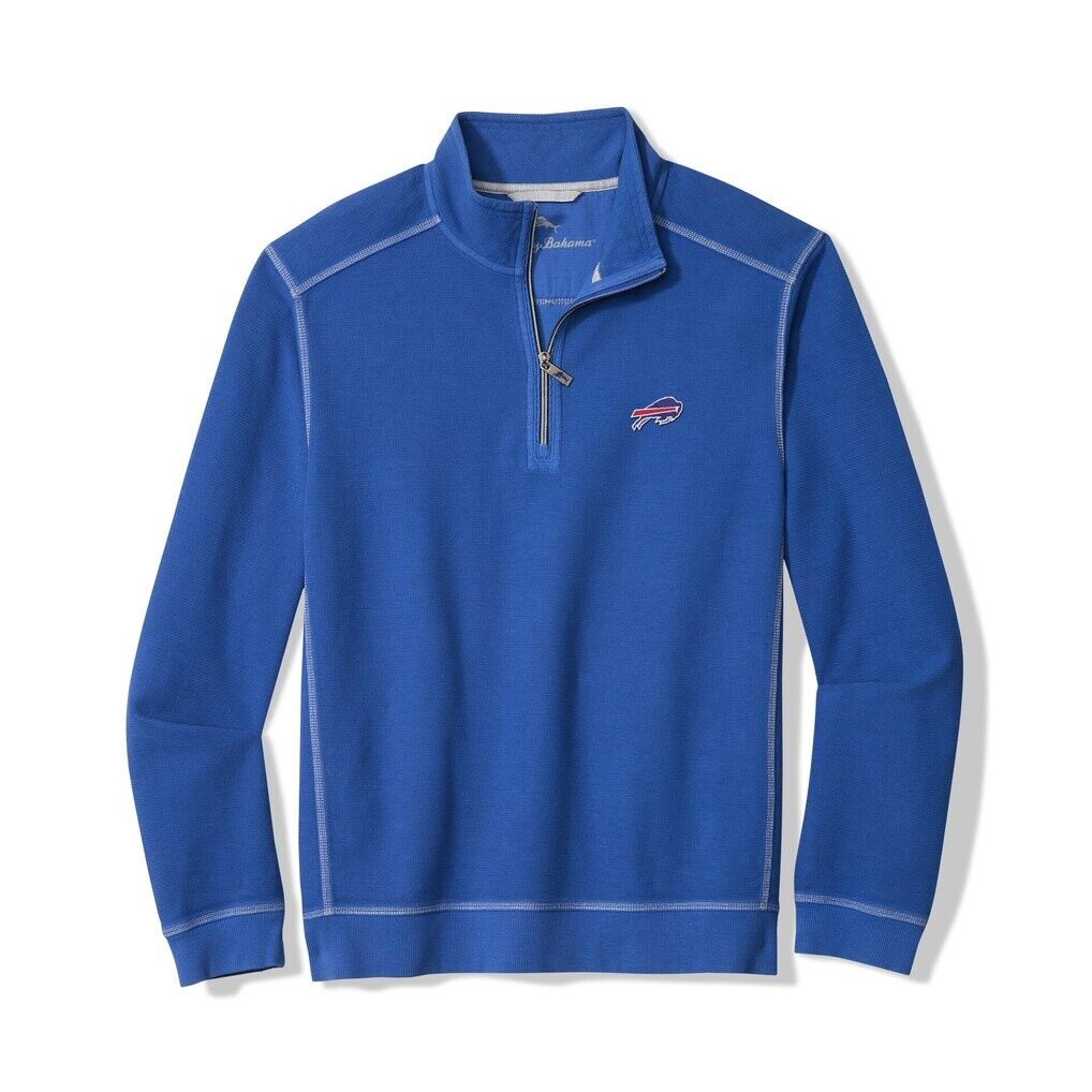 Buffalo Bills Tommy Bahama Sport Tobago Half-Zip Pullover - Royal