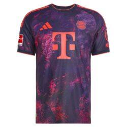 Bayern Munich adidas 2026/27 Third On-Field Authentic Patch Jersey - Purple - Front View