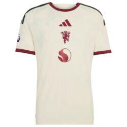 Manchester United adidas 2026/27 Third On-Field Authentic Jersey - Cream - Detail View