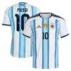 Lionel Messi Argentina National Team adidas 2026 Home On-Field Authentic Jersey - - Front View