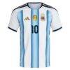 Lionel Messi Argentina National Team adidas 2026 Home On-Field Authentic Jersey - - Side View