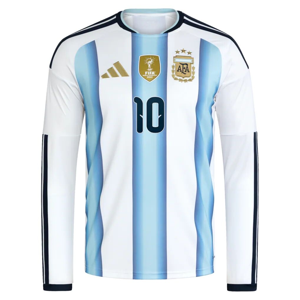 Lionel Messi Argentina National Team adidas 2026 Home Replica Long Sleeve Jersey