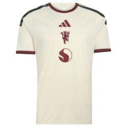 Manchester United adidas 2026/27 Third Replica Jersey - Cream - Detail View