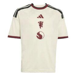 Manchester United adidas Youth 2026/27 Third Replica Jersey - Cream - Alt2