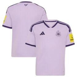 Newcastle United adidas Youth 2026/27 Third Replica Jersey - Purple - Front View