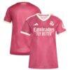 Real Madrid adidas Women's 2026/27 Third Replica Jersey - Pink - Front View