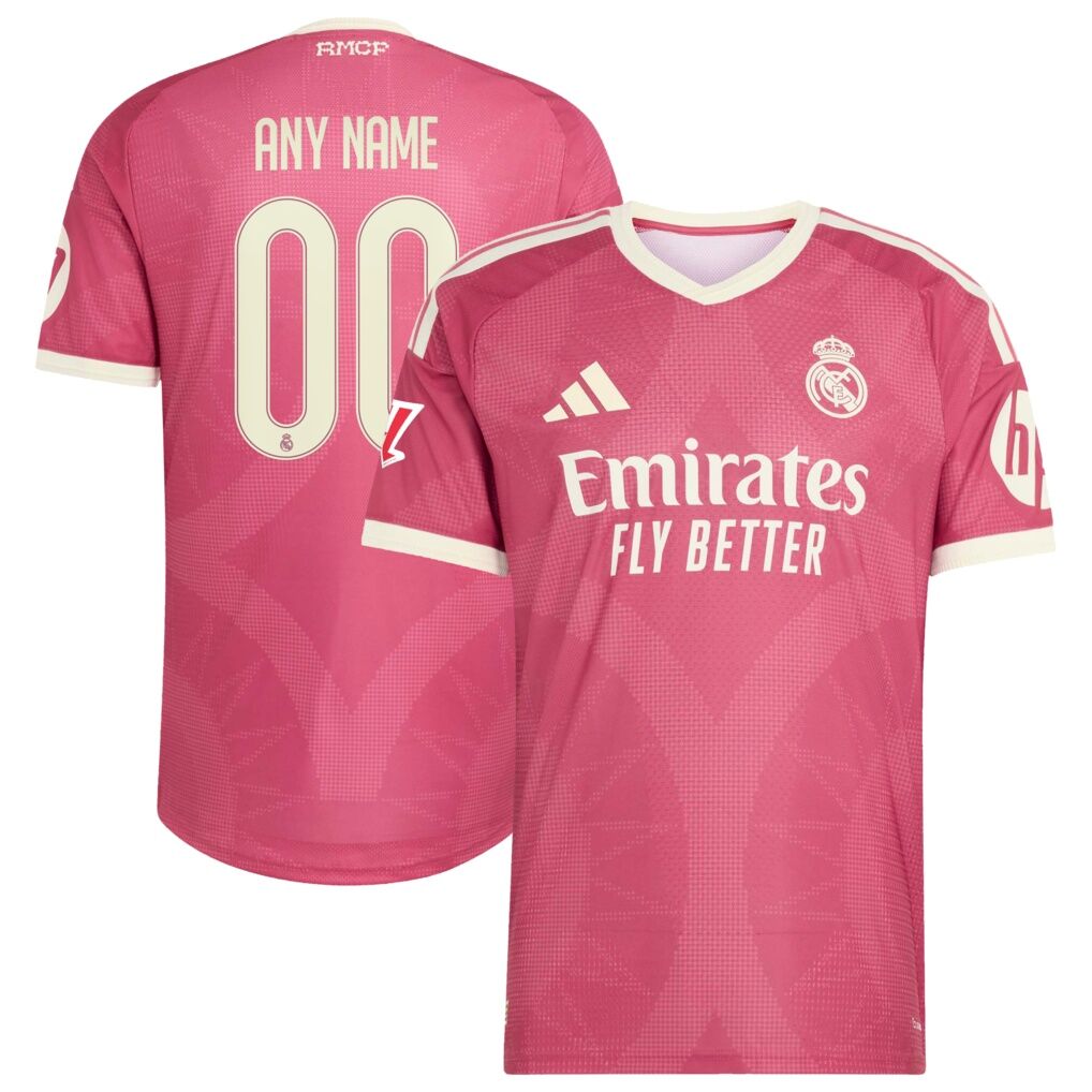 Real Madrid adidas 2026/27 Third On-Field Authentic Custom Jersey