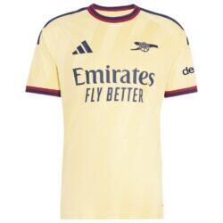 Arsenal adidas 2026/27 Third Replica Custom Jersey - Yellow - Side View