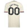 Manchester United adidas 2026/27 Third Replica Custom Jersey - Cream - Detail View