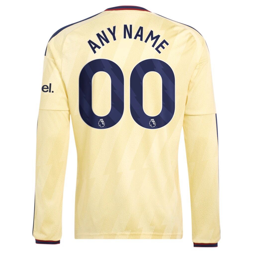 Arsenal adidas 2026/27 Third Replica Custom Long Sleeve Jersey