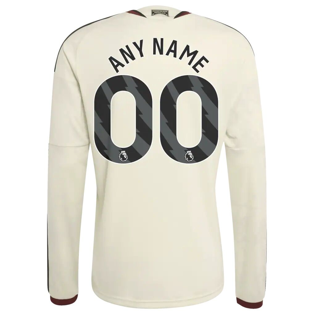Manchester United adidas 2026/27 Third Replica Custom Long Sleeve Jersey