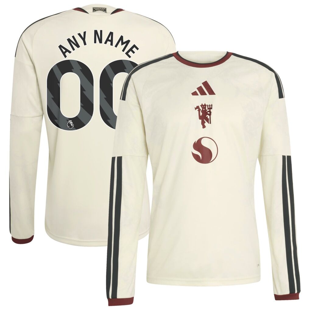 Manchester United adidas 2026/27 Third Replica Custom Long Sleeve Jersey