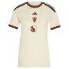 Manchester United adidas Women's 2026/27 Third Replica Custom Jersey - Cream - Side View