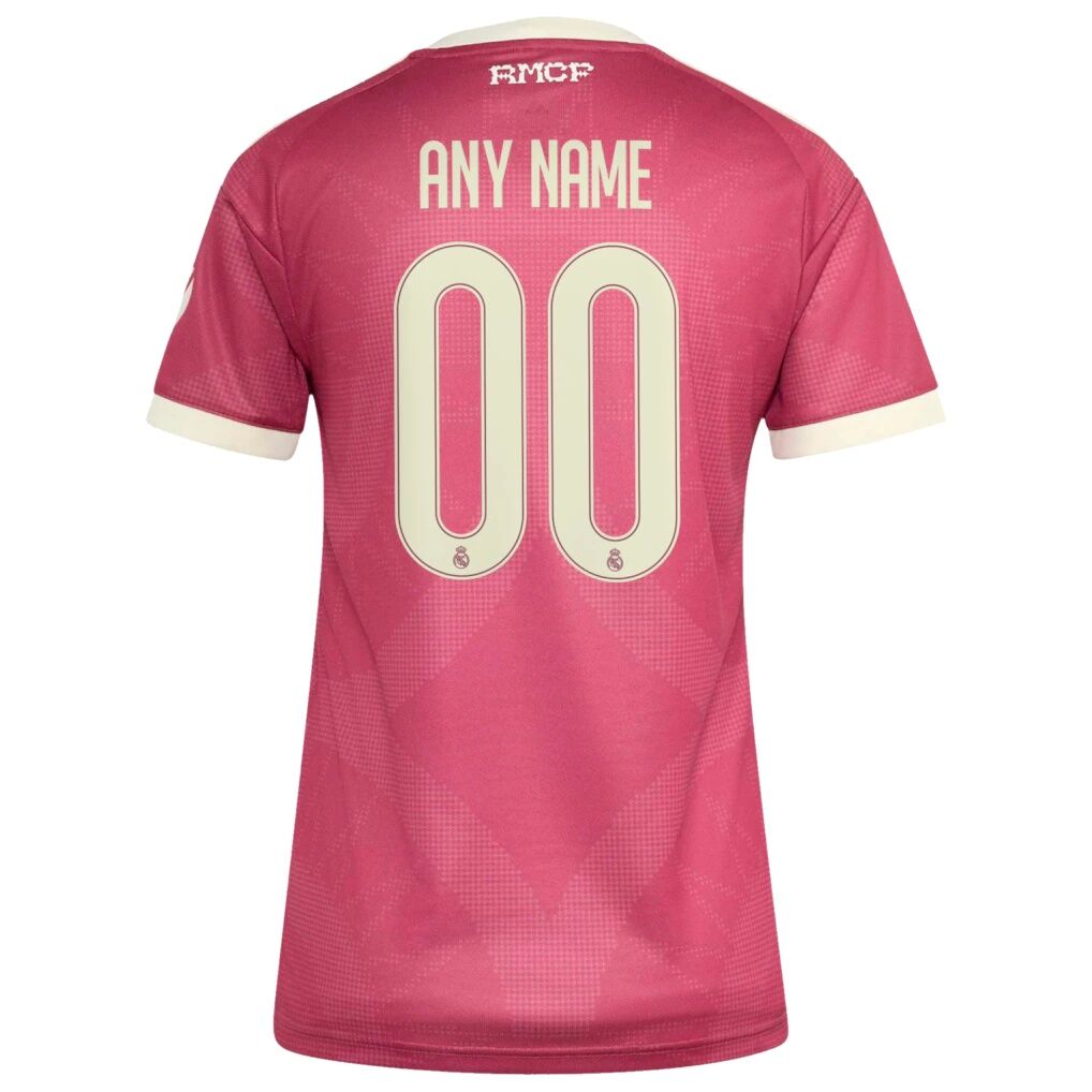 Real Madrid adidas Women's 2026/27 Third Replica Custom Jersey