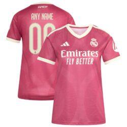 Real Madrid adidas Women's 2026/27 Third Replica Custom Jersey