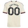 Manchester United adidas Youth 2026/27 Third Replica Custom Jersey - Cream - Detail View