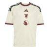 Manchester United adidas Youth 2026/27 Third Replica Custom Jersey - Cream - Side View