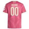 Real Madrid adidas Youth 2026/27 Third Replica Custom Jersey - Pink - Detail View