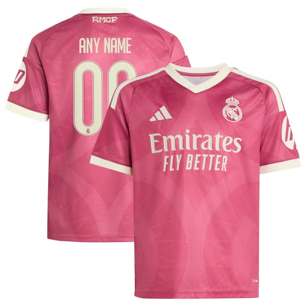 Real Madrid adidas Youth 2026/27 Third Replica Custom Jersey