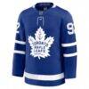 Gavin McKenna Toronto Maple Leafs Fashion7 Home Premium Jersey - Blue - Side View
